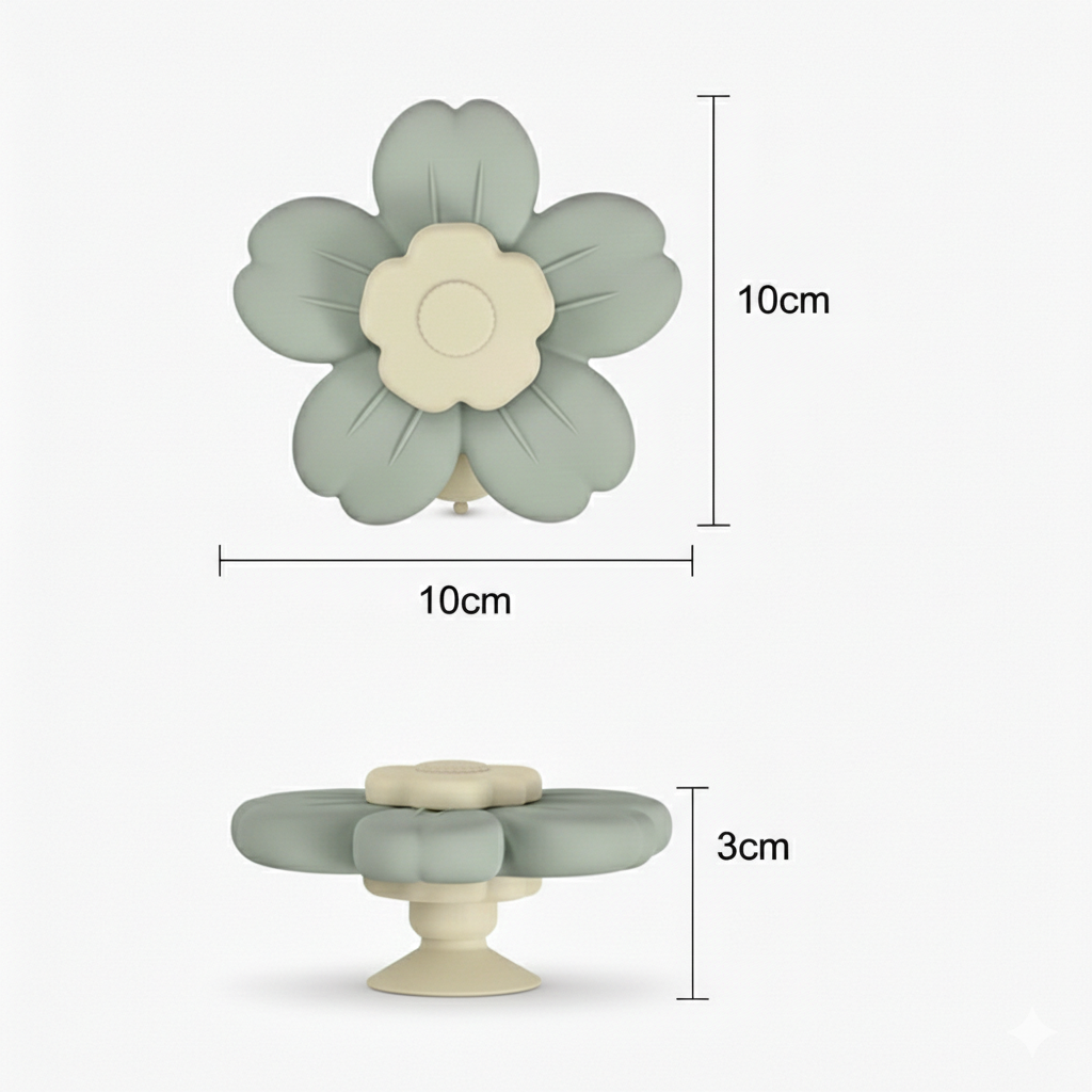 Silikone Suction Spinner – Salvie grøn